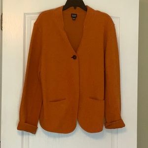 Burnt orange • wool jacket